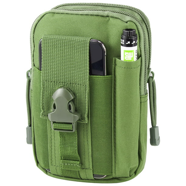Tactical Molle Pouch Belt Waist Pack Bag Shoulder Utility Bag Phone Camp Hiking 